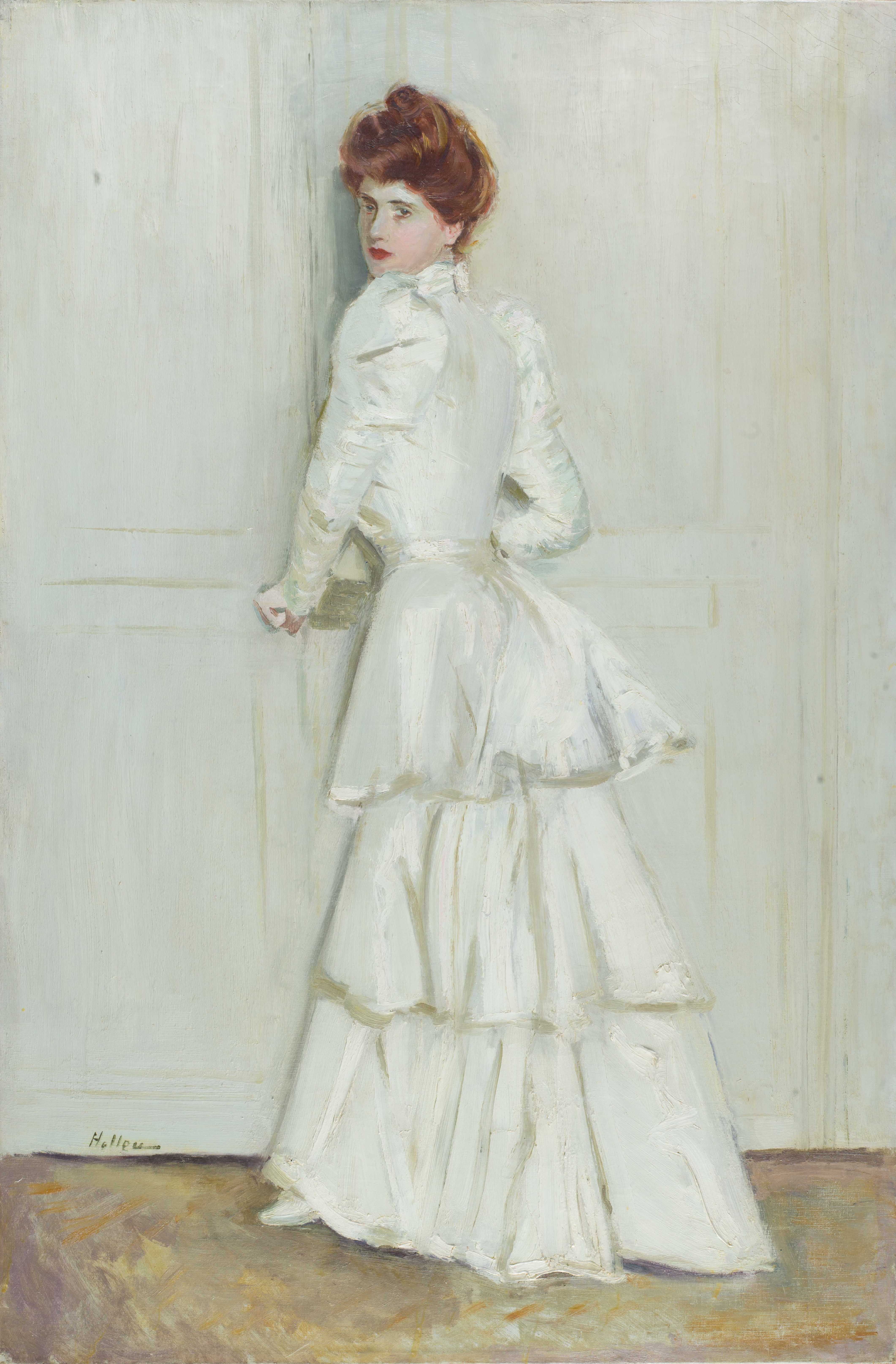 Платье картина. Поль Сезар эллё дама в белом. Поль Сезар Элле женщина в белом платье. Поль эллё «женщина в белом», конец XIX века. Поль Сезар эллё балерина.